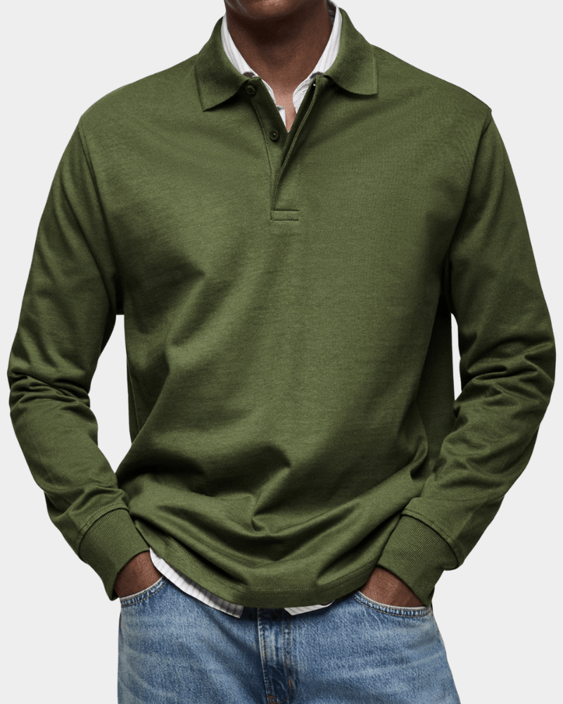 Marcel™ | Polo décontracté à manches longues