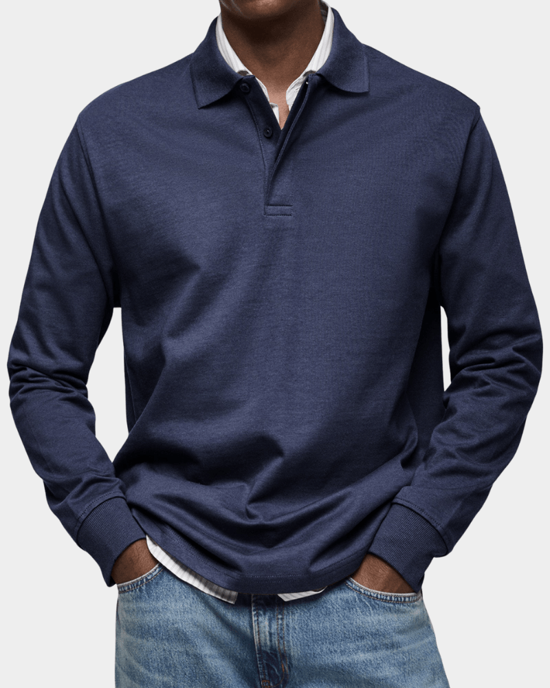 Marcel™ | Polo décontracté à manches longues