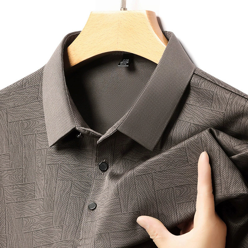 Jean et Marcel™ | Polo Élégant Pour Homme Avec Motif Subtil