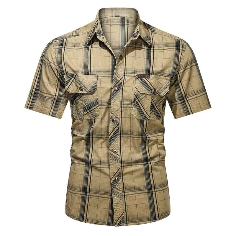Marcel™ | Chemise Classique à Carreaux en Coton