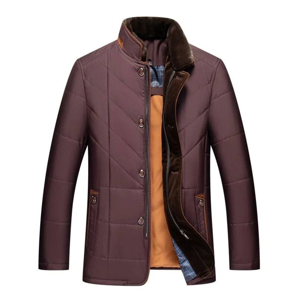 Marcel™ | Manteau d’Hiver Classique & Doublé