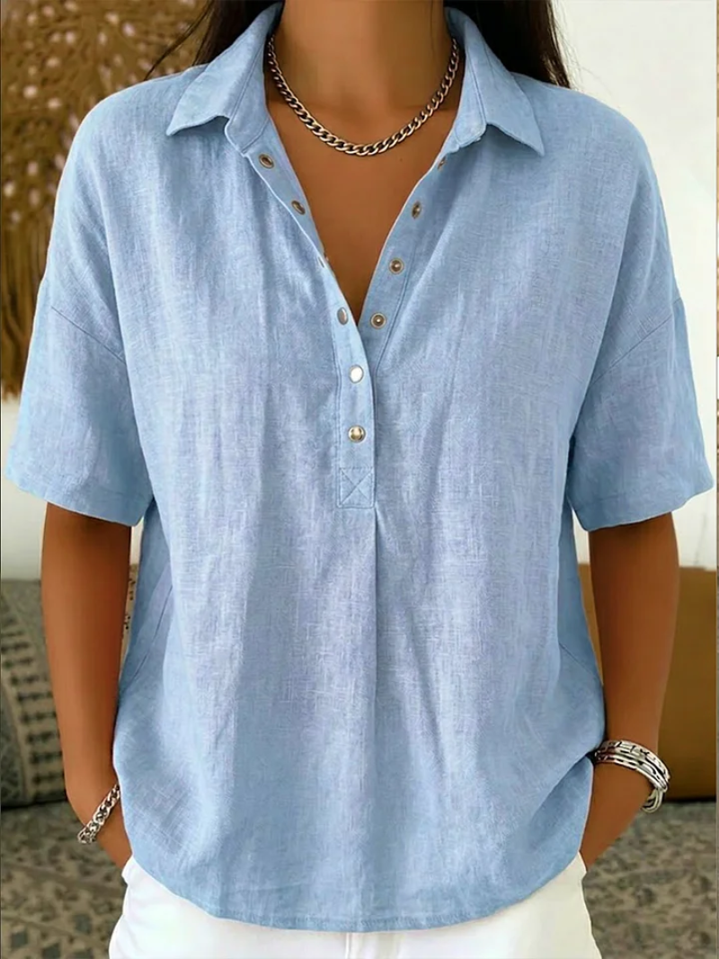 Camille™ | Blouse d'Été Élégante & Légère