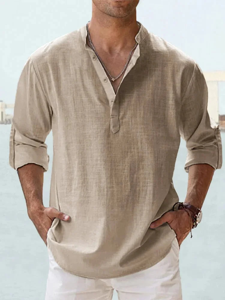 Jean™ | Chemise d'Été en Lin (1+1 GRATUIT)