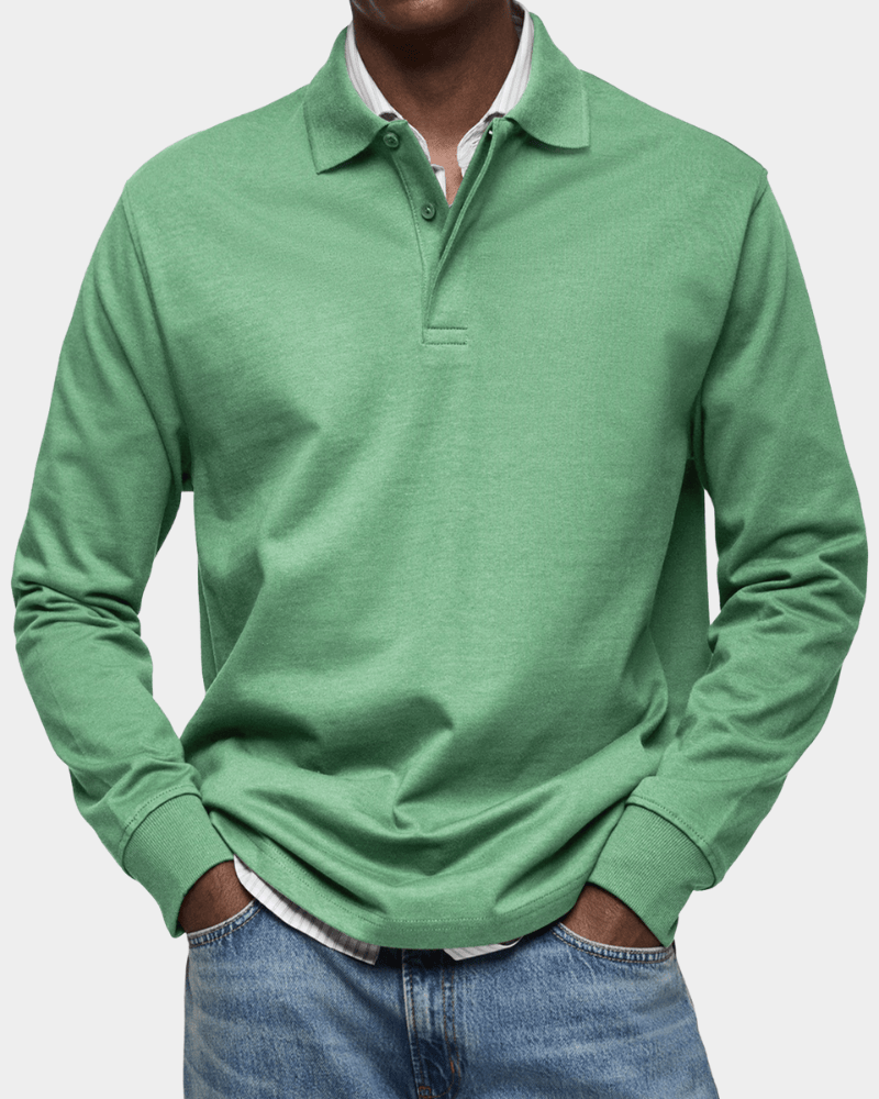 Marcel™ | Polo décontracté à manches longues