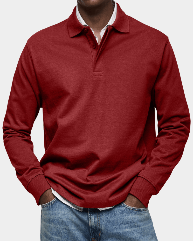 Marcel™ | Polo décontracté à manches longues