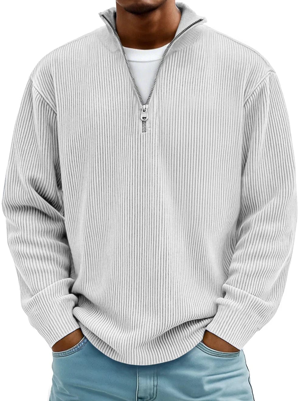 Laurent™ | Pull Décontracté en Velours Côtelé