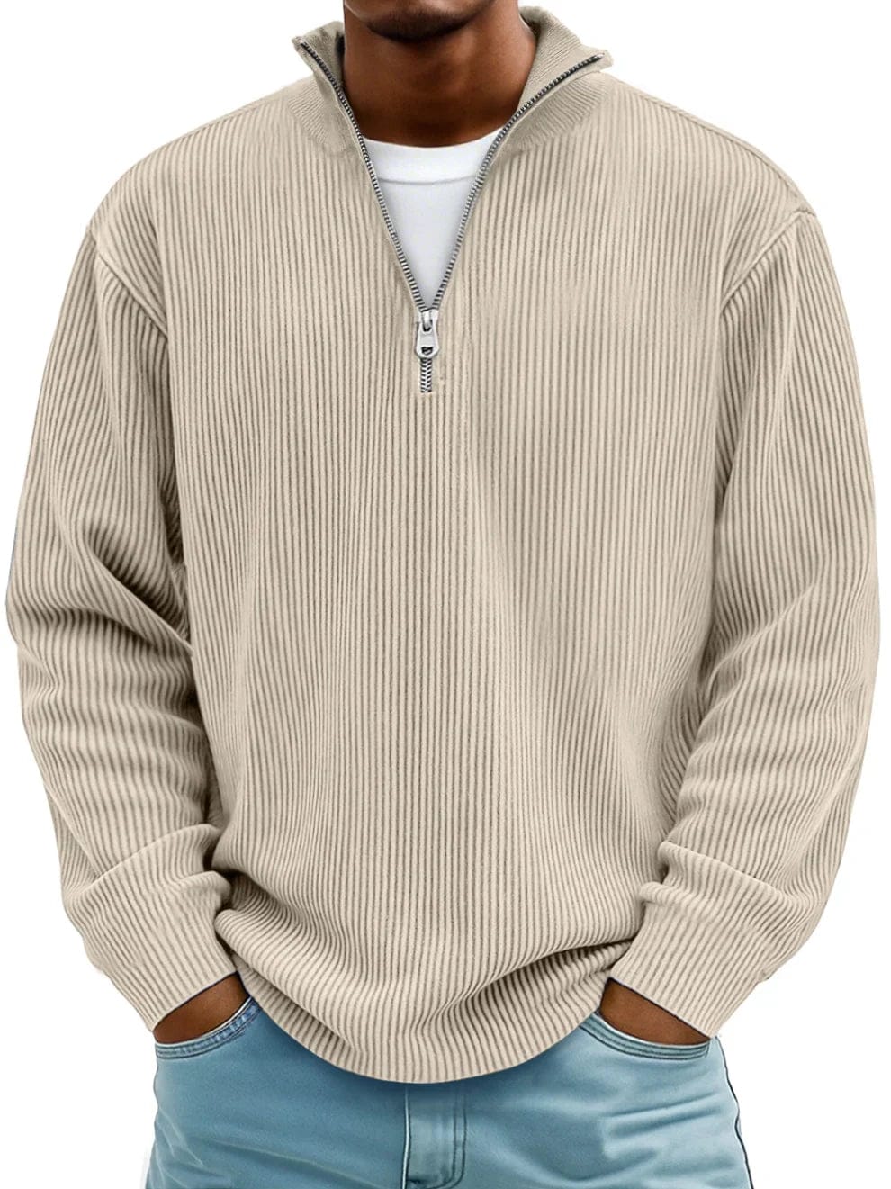 Laurent™ | Pull Décontracté en Velours Côtelé