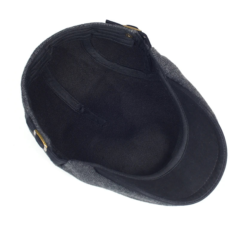 Casquette Homme Ajustable à Motif Chevron
