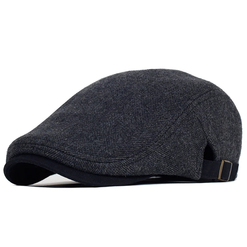 Casquette Homme Ajustable à Motif Chevron