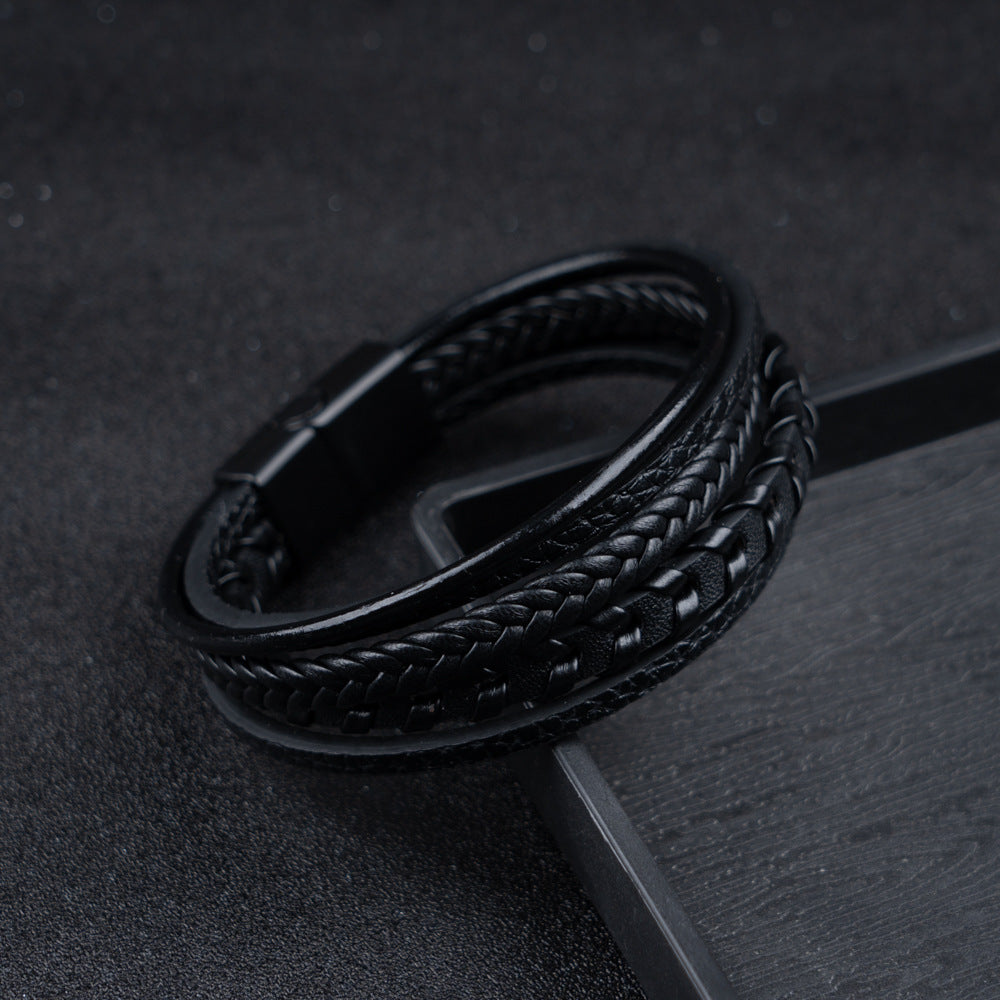 Marcel™ | Bracelet Homme en Cuir – robuste, élégant et intemporel