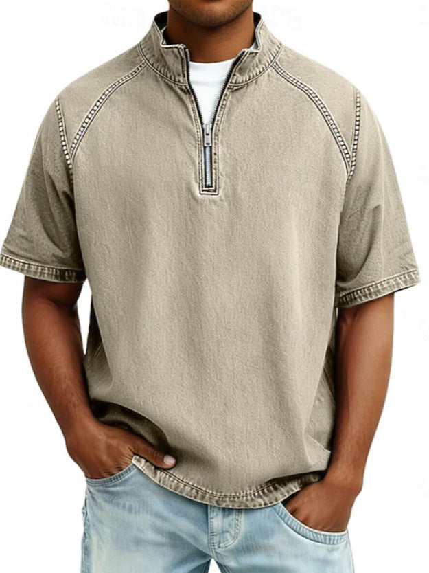 Philippe™ | Chemise Intemporelle pour Homme avec Fermeture Éclair