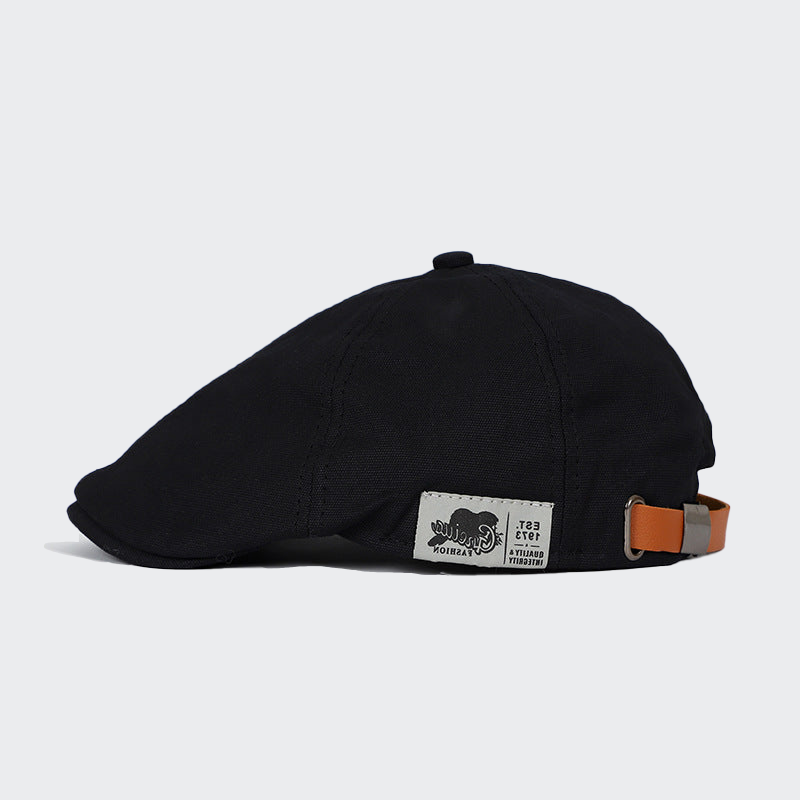 Casquette Plate Classique en Laine - Solution Élégante pour Cheveux Clairsemés