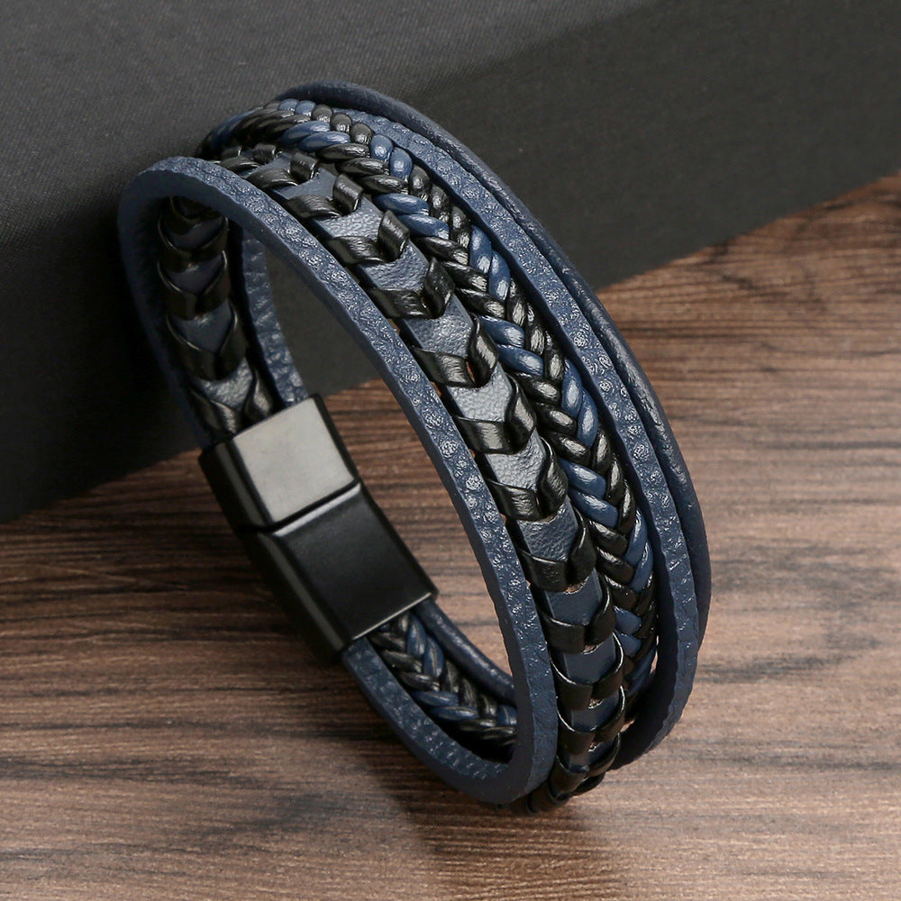 Marcel™ | Bracelet Homme en Cuir – robuste, élégant et intemporel