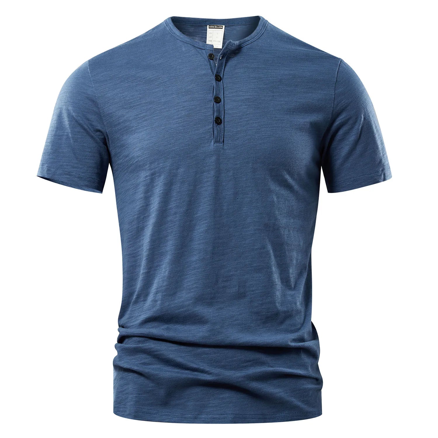 Jean™ | T-Shirt Homme Élégant à Boutonnage
