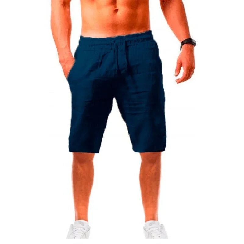 Jean™ | Short Élégant en Coton et Lin