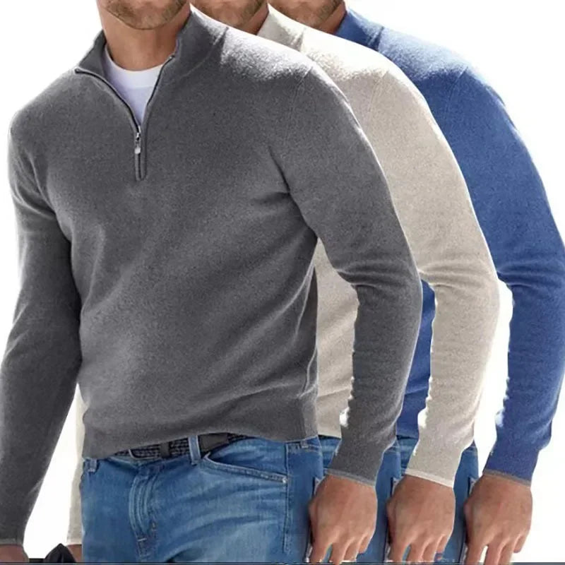 Jean™ | Pull décontracté à demi-zip