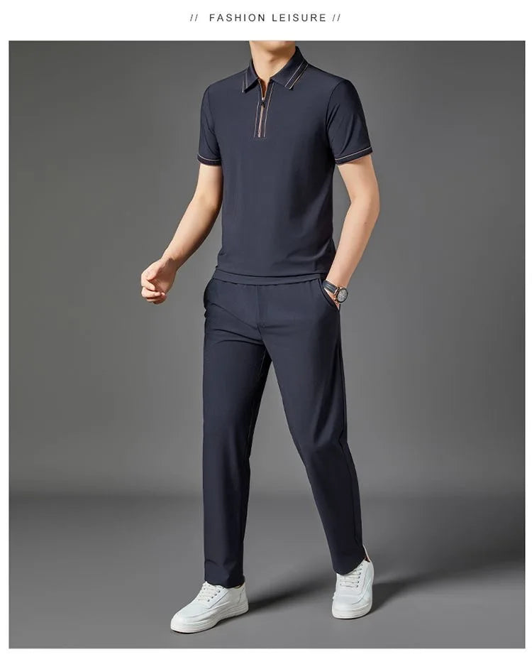 Jean™ | Ensemble Polo d'Été Respirant pour Homme