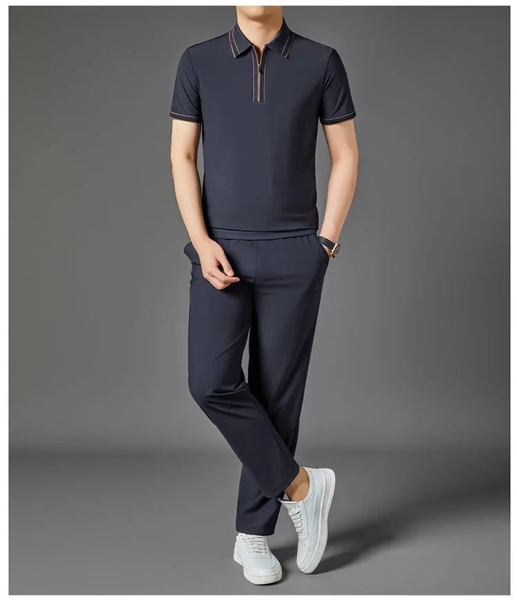 Jean™ | Ensemble Polo d'Été Respirant pour Homme