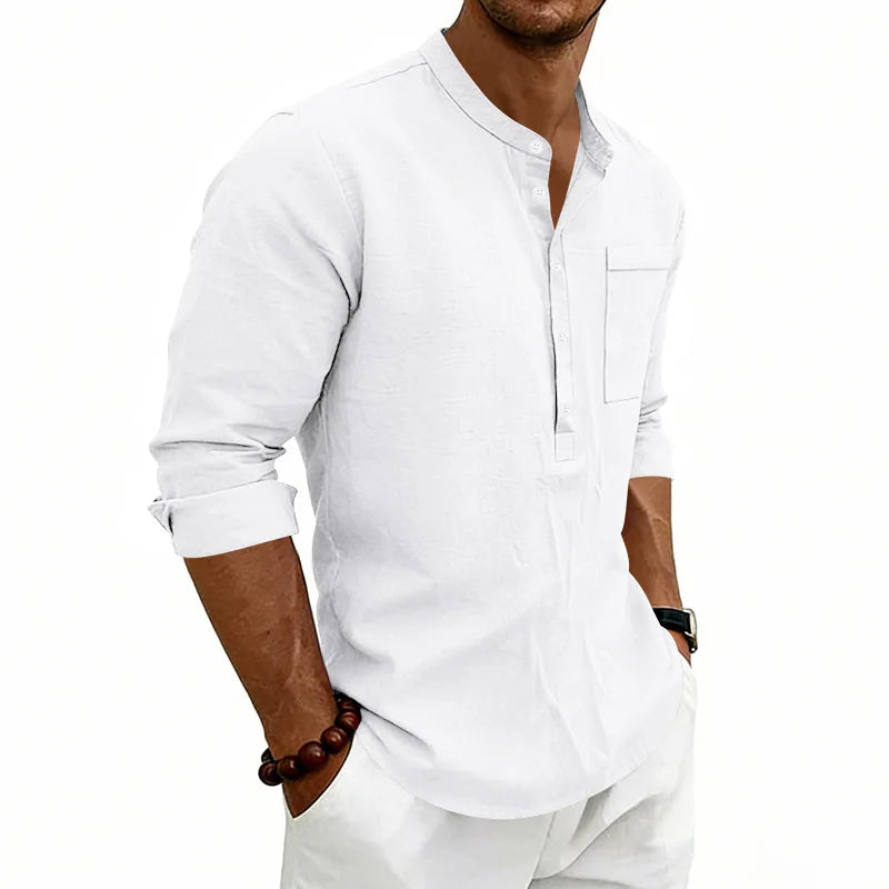 Étienne™ | Chemise d’Été Décontractée avec Poche Poitrine