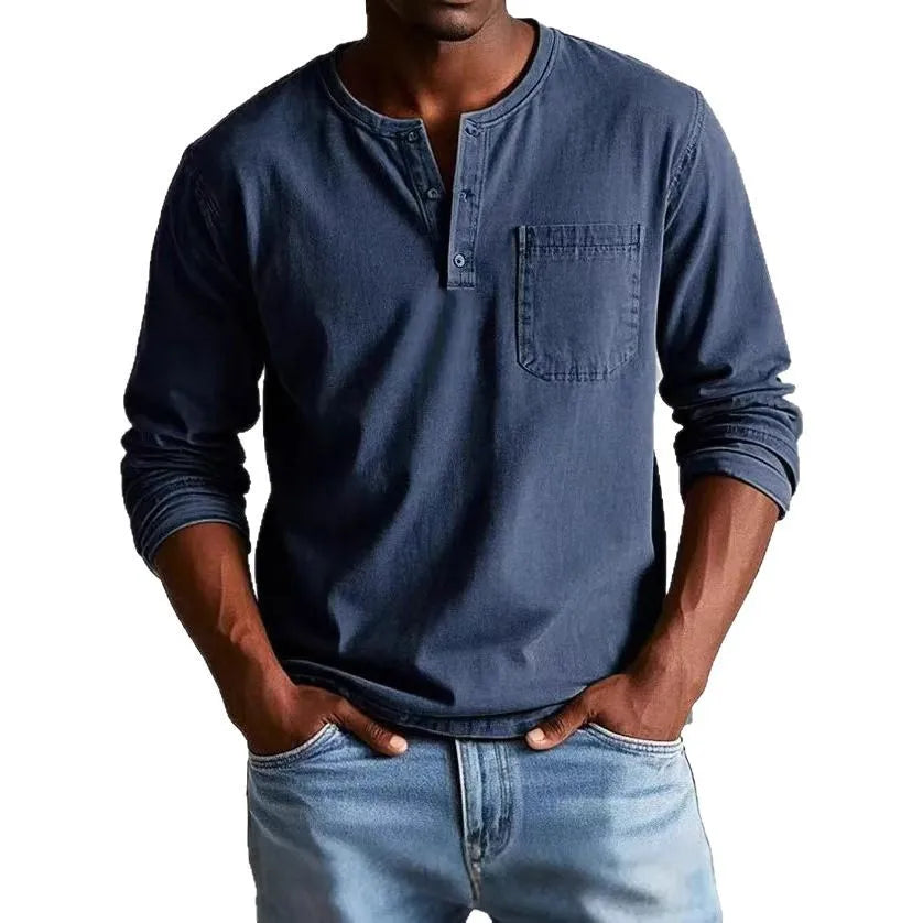 Thomas™ | Chemise Henley Vintage pour Homme
