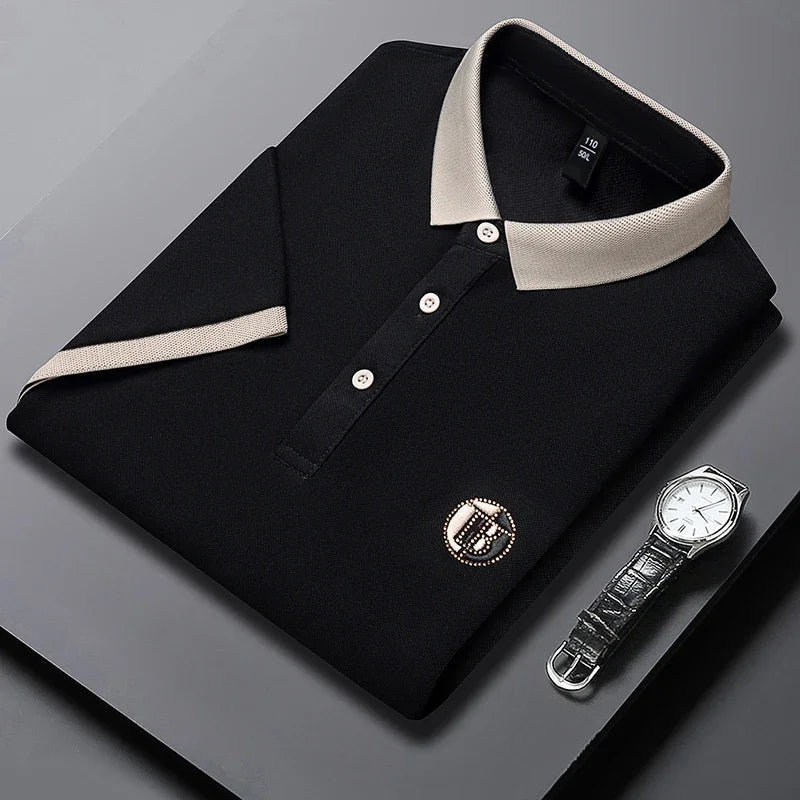Jean™ | Polo de Luxe avec Emblème Raffiné