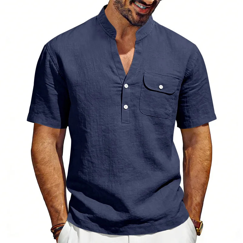 Jean et Marcel™ | Chemise Homme Élégante avec Poche Poitrine
