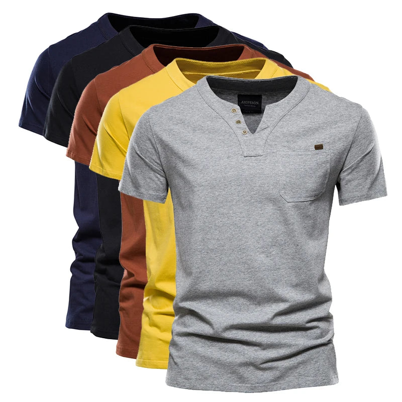 Marcel™ | T-Shirt Henley Vintage pour Homme
