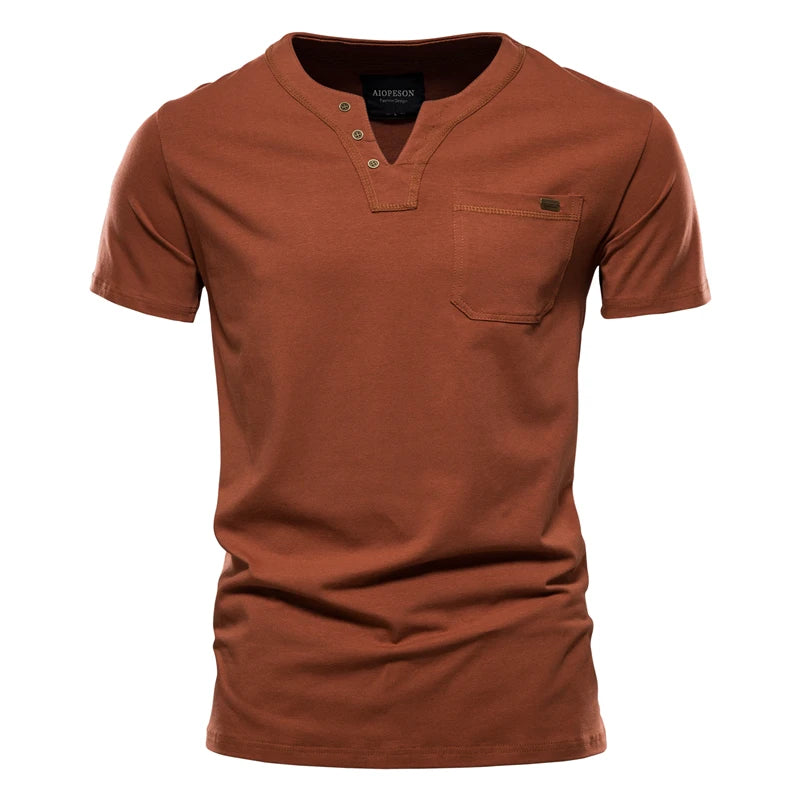 Marcel™ | T-Shirt Henley Vintage pour Homme