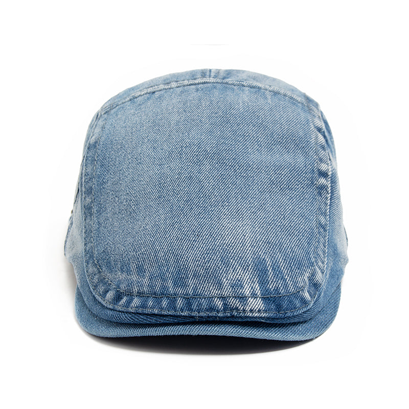 Casquette en denim délavé