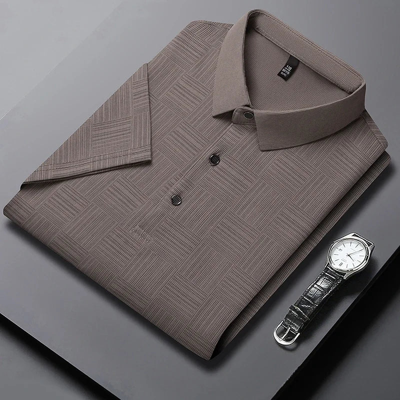 Louis™ | Polo Premium à Motif Structuré