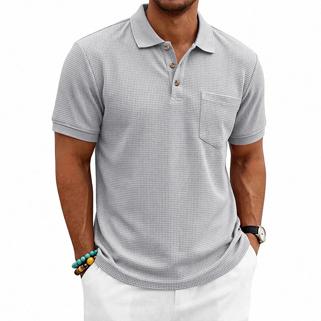 Philippe™ | Polo Premium à Texture Gaufrée