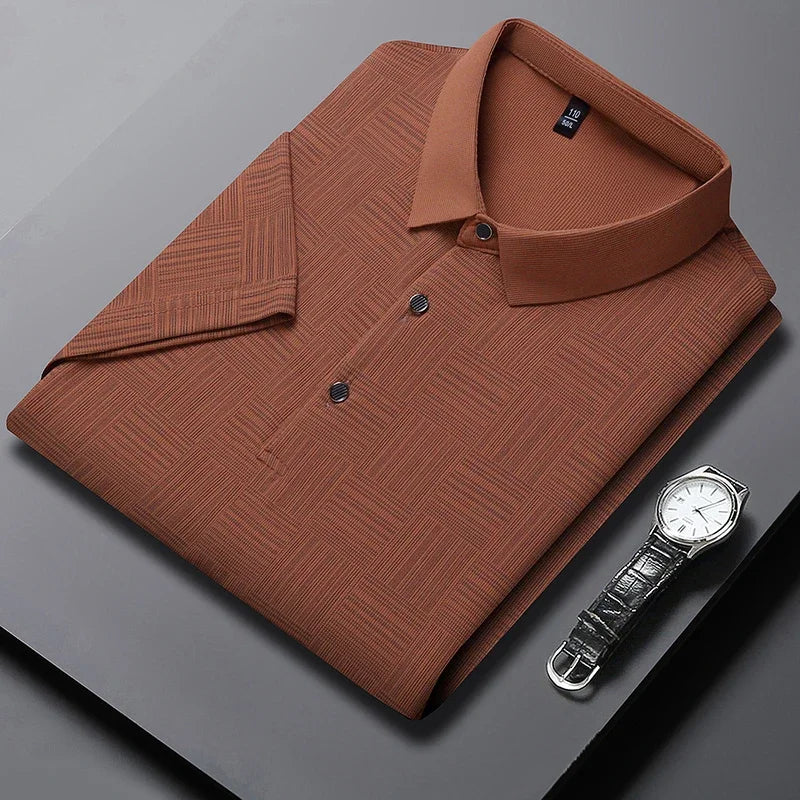 Louis™ | Polo Premium à Motif Structuré