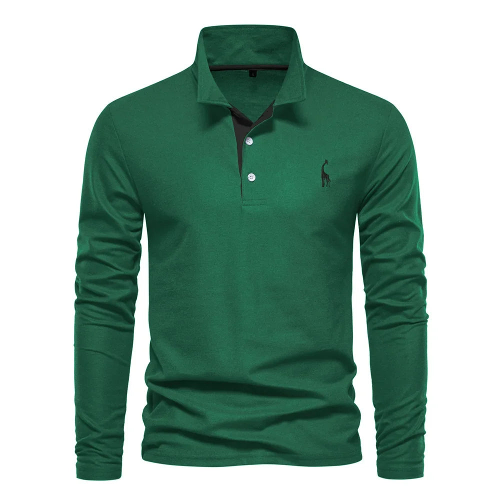 Philippe™ | Polo Décontracté à Manches Longues