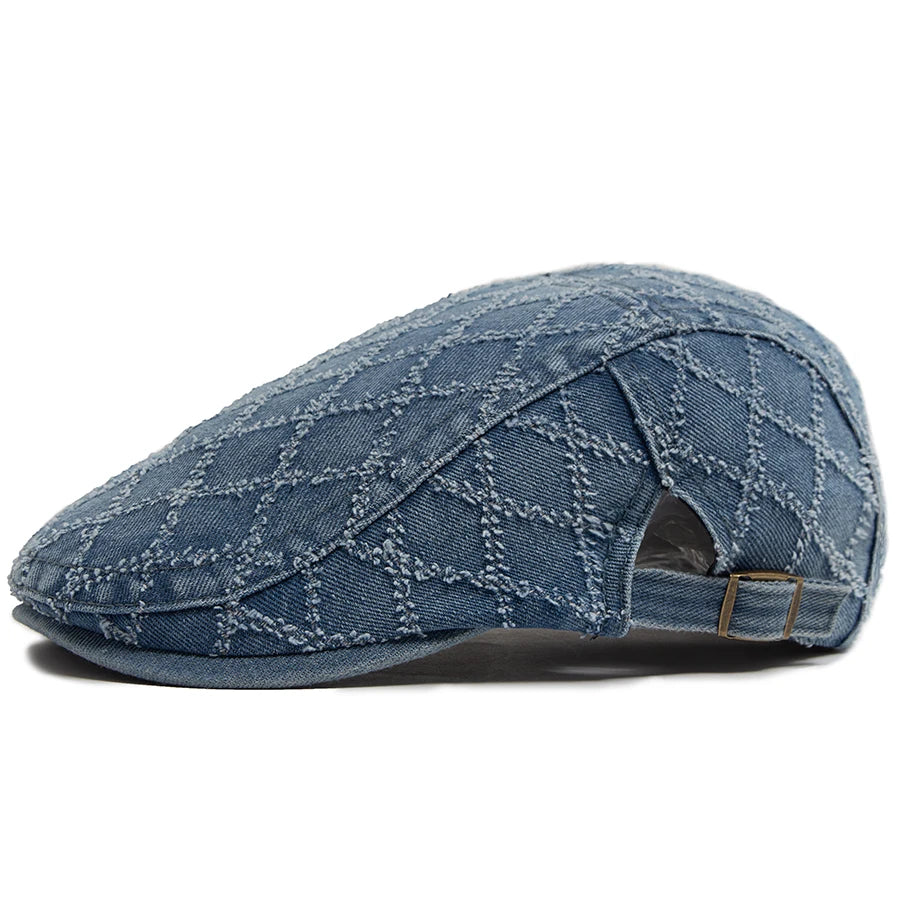 Laurent™ | Casquette Homme à Motif Carreaux
