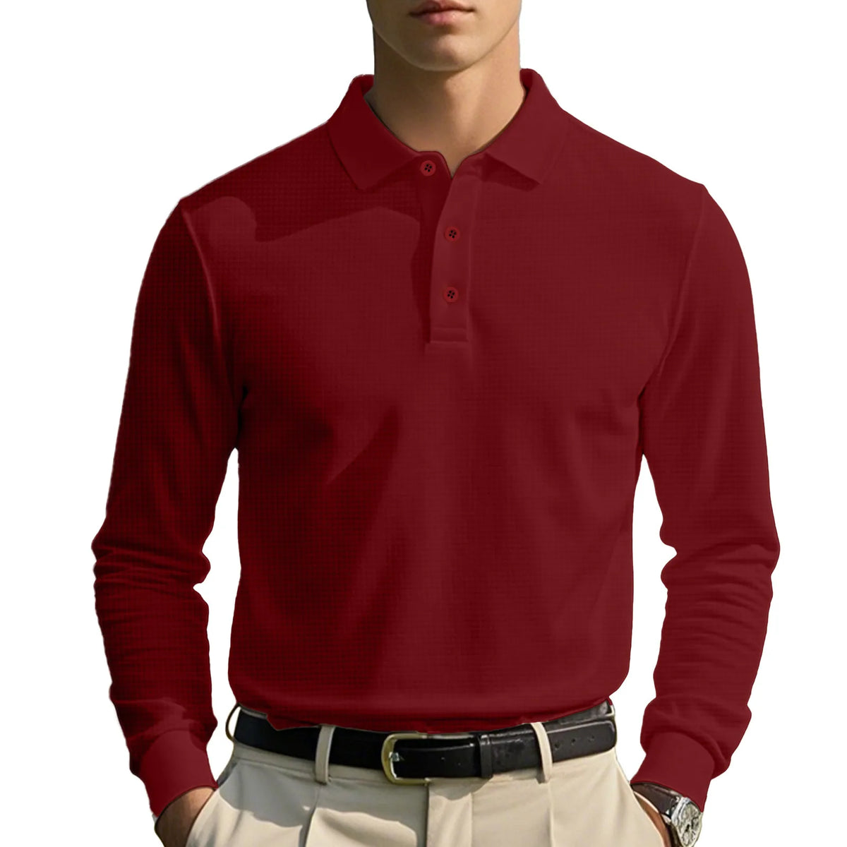 Laurent™ | Polo Élégant à Manches Longues