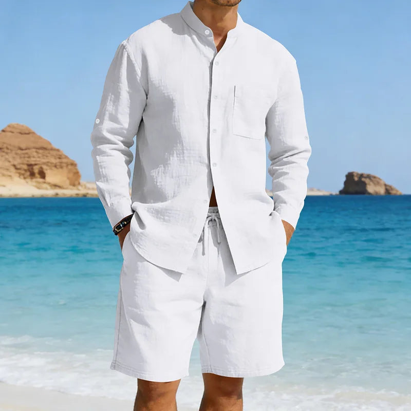 Marcel™ | Ensemble en Lin Décontracté