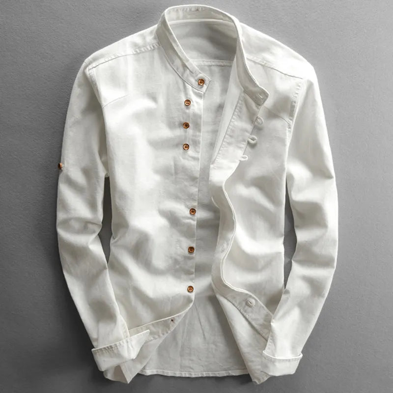 Jean-Pierre™ | Chemise Style Japonais — Légère, Élégante & Intemporelle