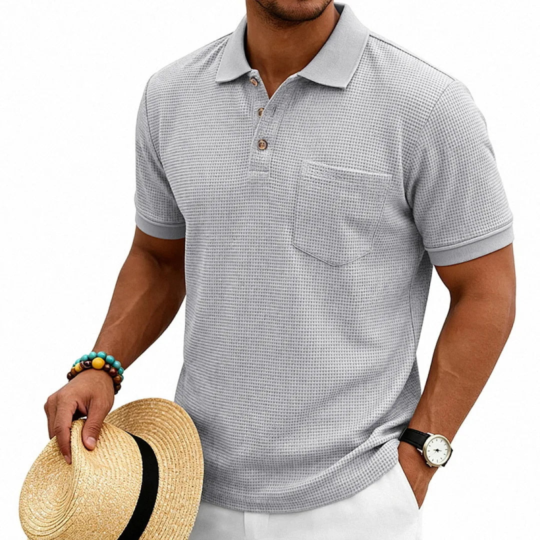 Philippe™ | Polo Premium à Texture Gaufrée
