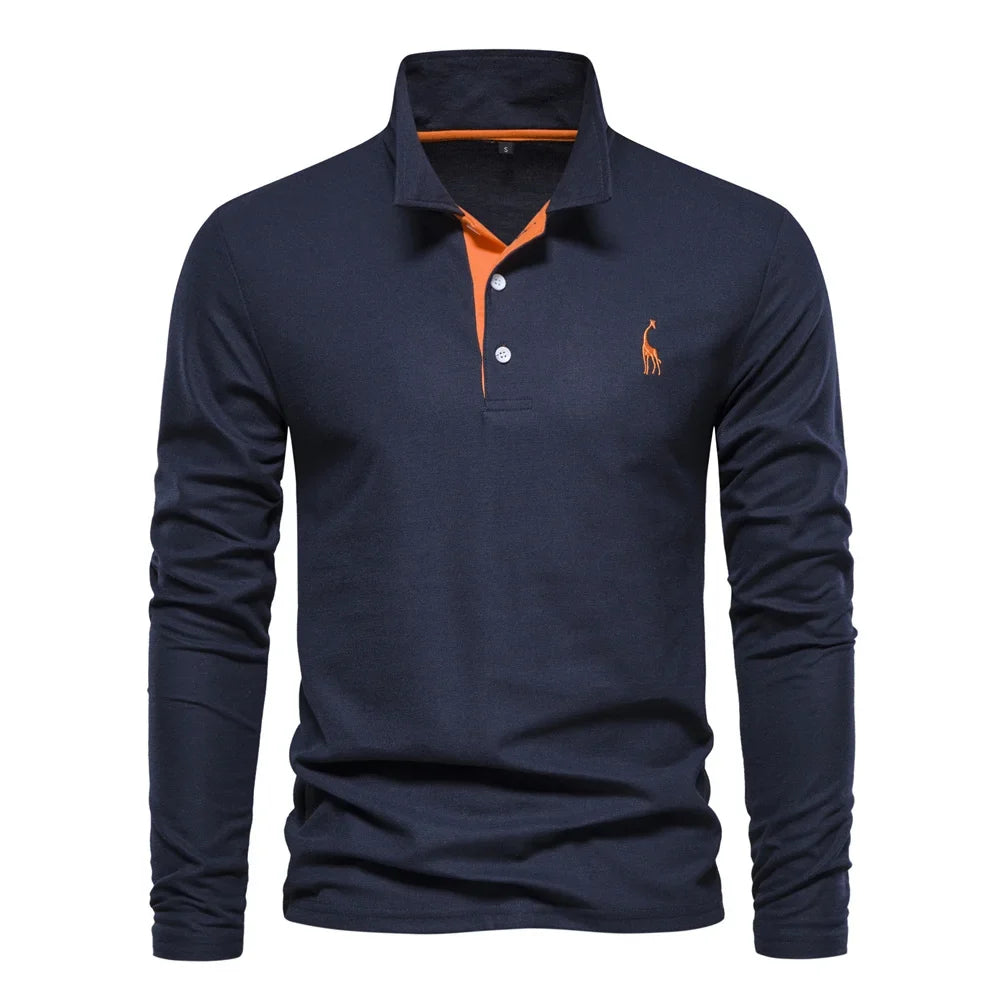 Philippe™ | Polo Décontracté à Manches Longues