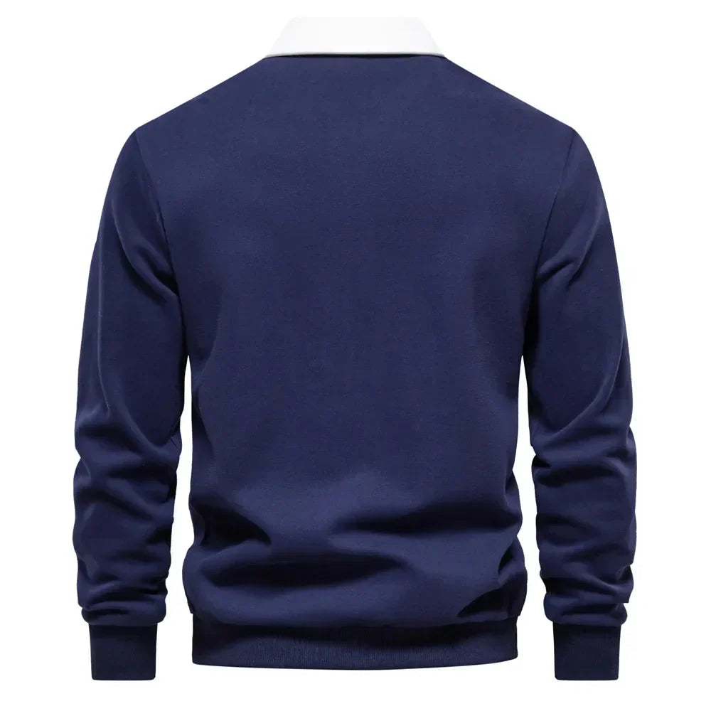 Arnaud™ | Polo Sweatshirt Homme Manches Longues
