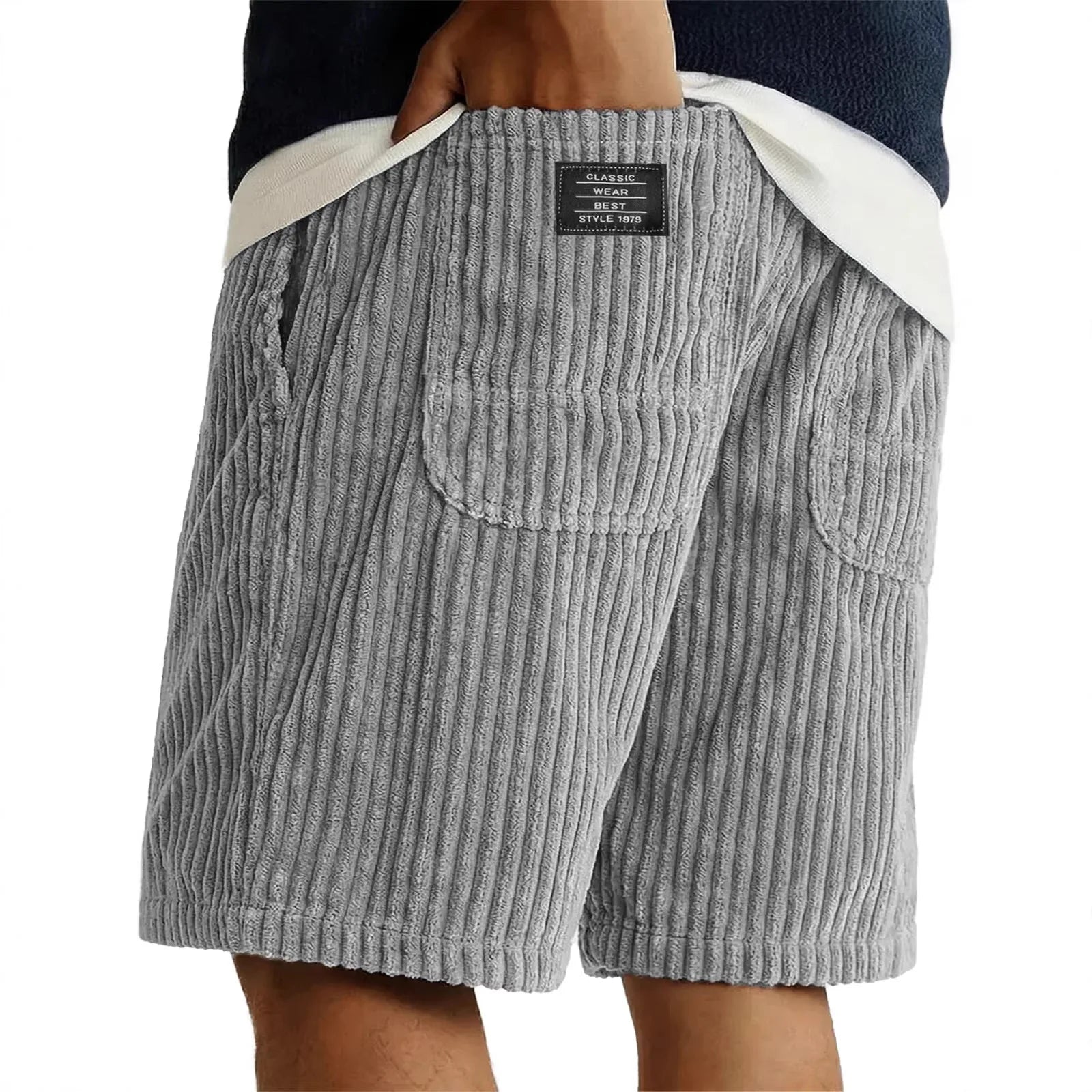 Jean et Marcel™ | Short Vintage Confort en Velours Côtelé