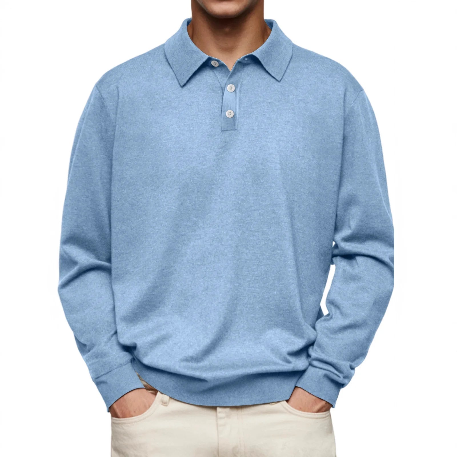 Marcel™ | Polo Casual à Manches Longues
