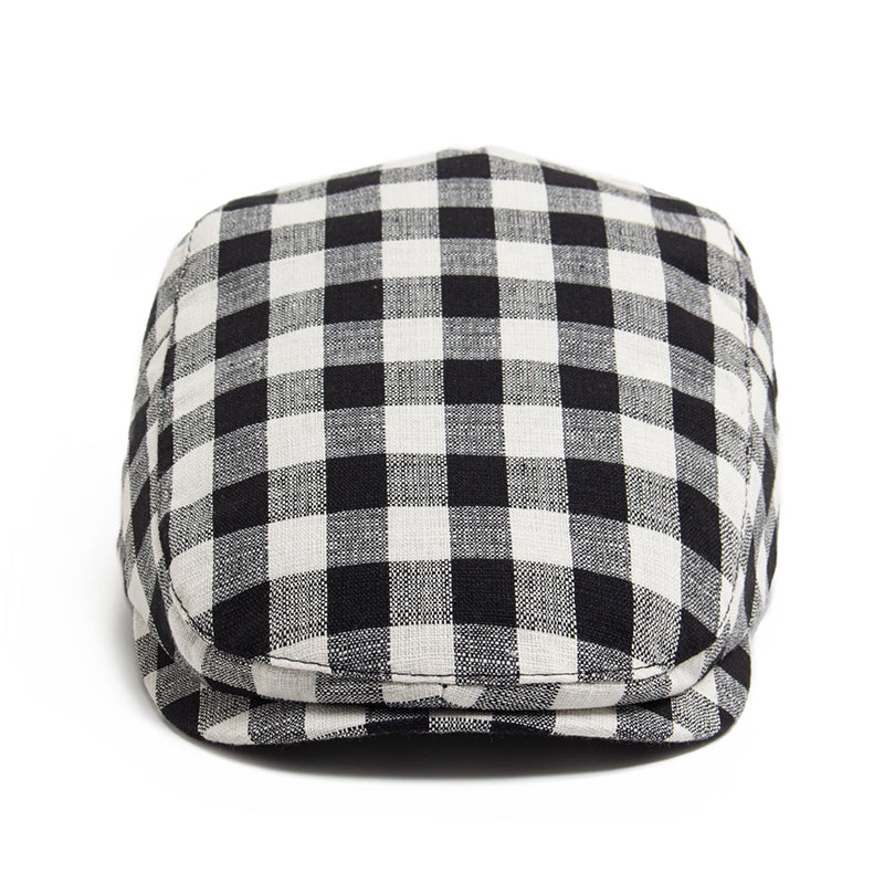 Casquette à carreaux Vichy