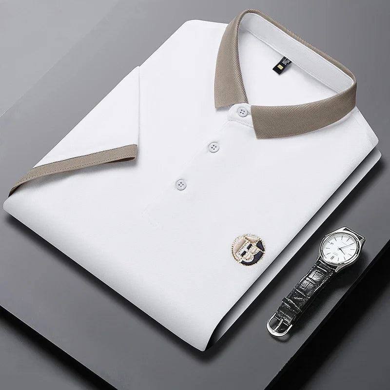 Bernard™ | Polo Élégant avec Emblème Raffiné
