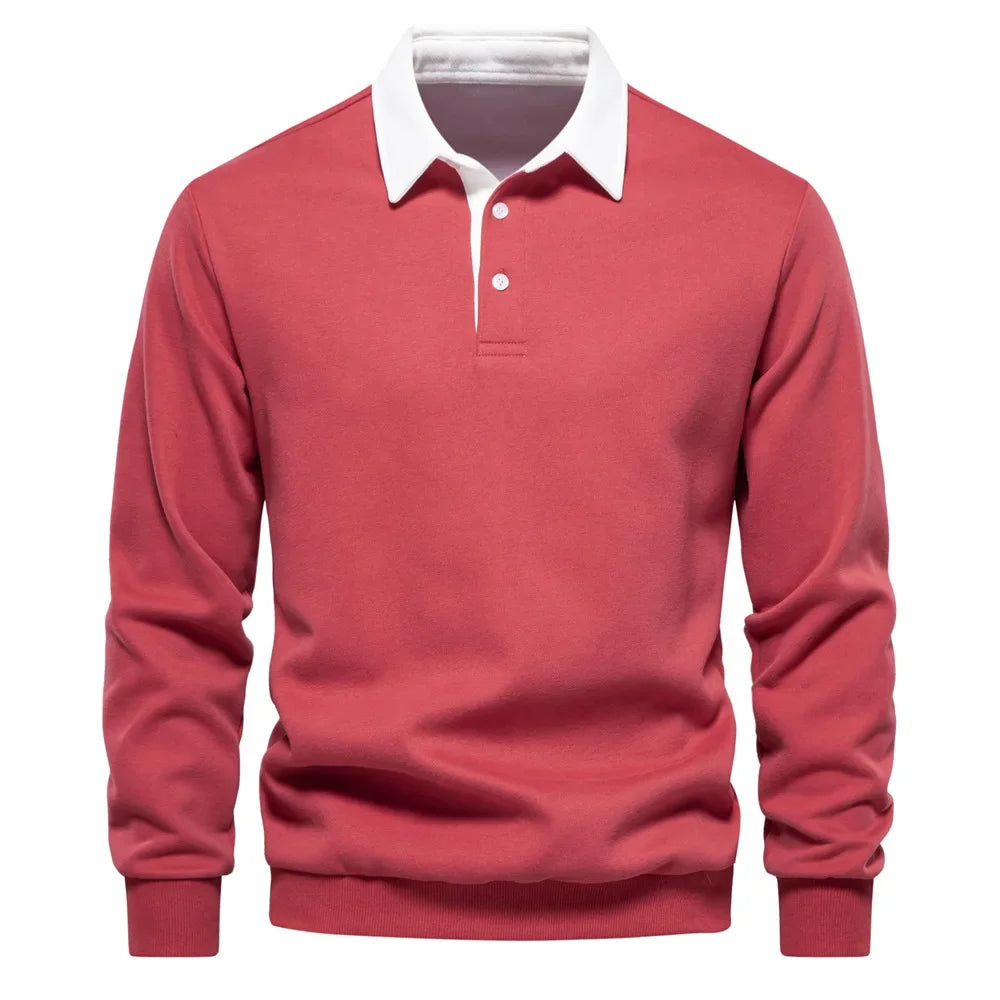 Arnaud™ | Polo Sweatshirt Homme Manches Longues