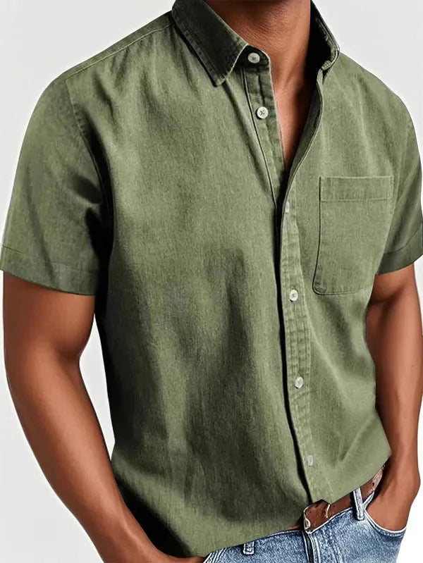 Laurent™ | Chemise Élégante à Manches Courtes pour Homme