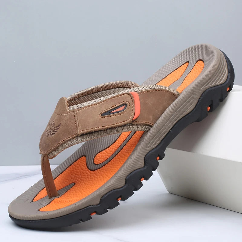 Jean & Marcel™ | Pantoufles Outdoor Haut de Gamme pour Homme