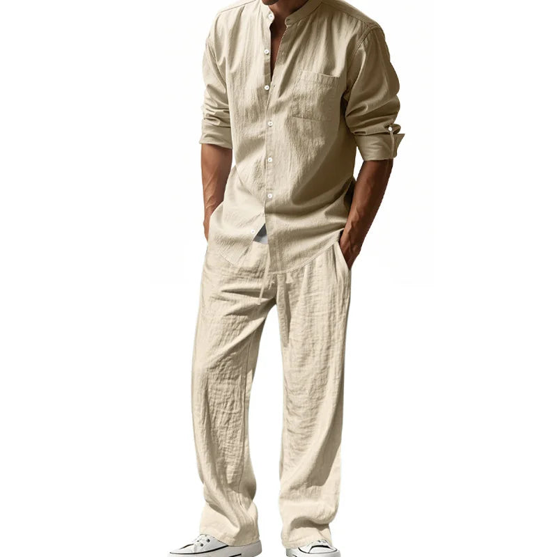 Jean™ | Ensemble Homme en Coton – Élégant & Respirant