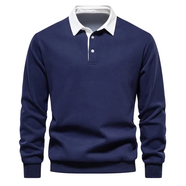 Arnaud™ | Polo Sweatshirt Homme Manches Longues