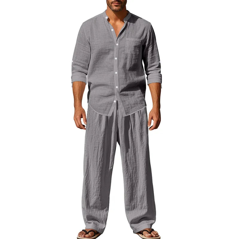 Jean et Marcel™ | Ensemble en lin confortable pour homme